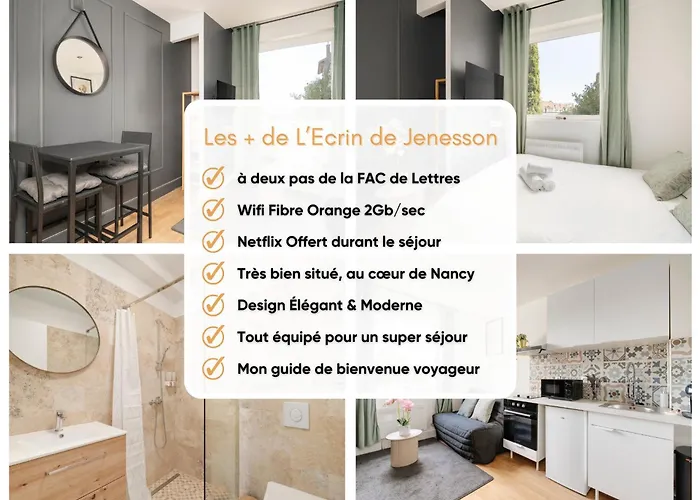 Apartamento L'ecrin De Jennesson - 2 Pers - Nancy